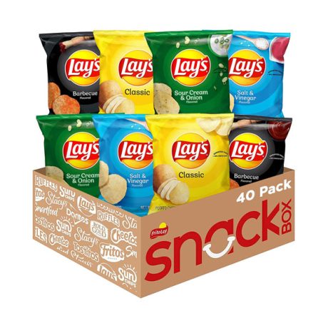 【2024 Flash Sale + Free Shipping】Lay's Potato Chip Variety Pack, 1 Ounce (Pack of 40)