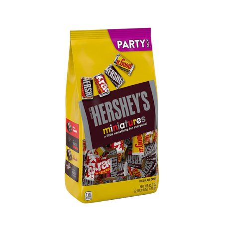 【2024 Flash Sale + Free Shipping】HERSHEY'S 35.9 oz Miniatures Assorted Chocolate Snack Party Pack